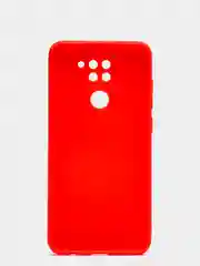 Алый чехол для Xiaomi Redmi Note 9, Сяоми Редми Нот 9 силиконовый, цветной матовый