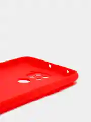 Алый чехол для Xiaomi Redmi Note 9, Сяоми Редми Нот 9 силиконовый, цветной матовый