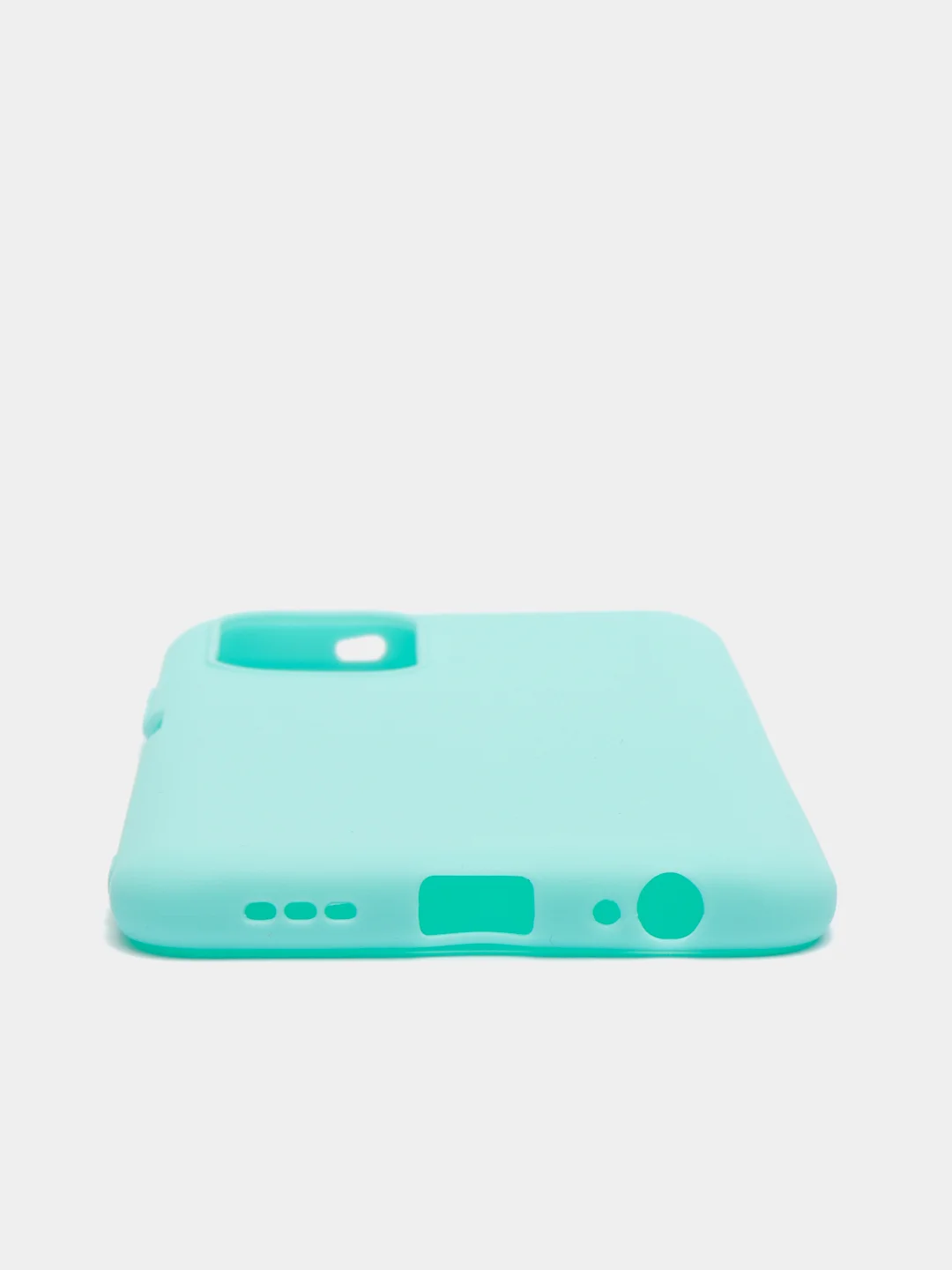 Лазурный чехол Xiaomi Redmi Note 10 / Redmi Note 10S / Poco M5s силиконовый цветной матовый