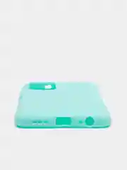 Лазурный чехол Xiaomi Redmi Note 10 / Redmi Note 10S / Poco M5s силиконовый цветной матовый