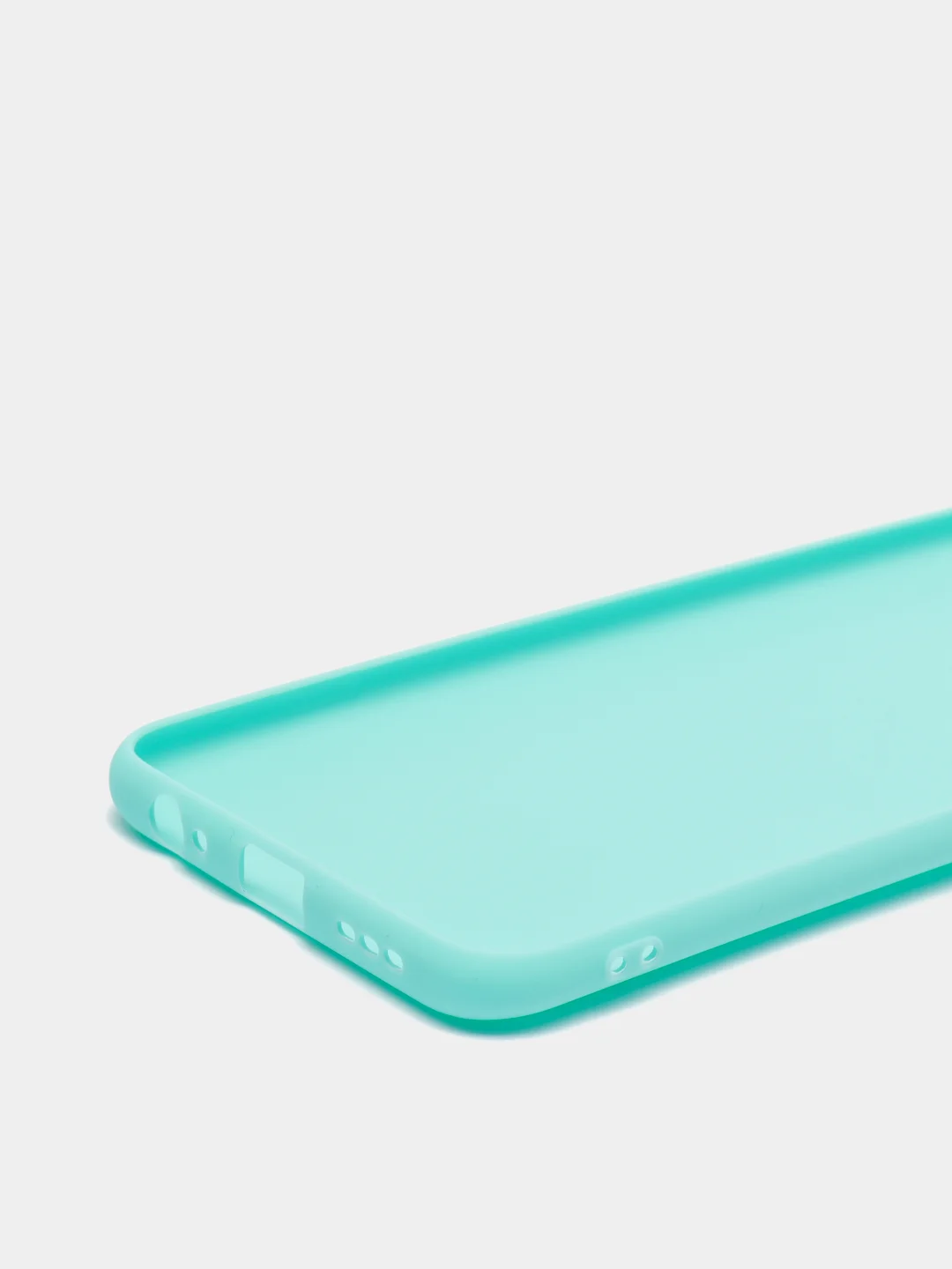 Лазурный чехол Xiaomi Redmi Note 10 / Redmi Note 10S / Poco M5s силиконовый цветной матовый