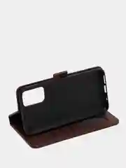 Коричневый кожаный (PU) чехол книжка Xiaomi Redmi 9T ( Редми 9Т )