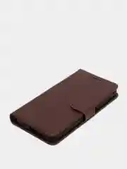 Коричневый кожаный (PU) чехол книжка Xiaomi Redmi 9T ( Редми 9Т )
