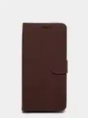 Коричневый кожаный (PU) чехол книжка Xiaomi Redmi 9T ( Редми 9Т )