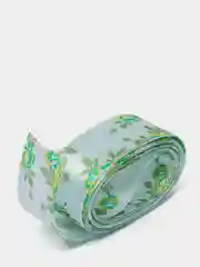 Зеленый атласная лента с рисунком 25 мм*5 м