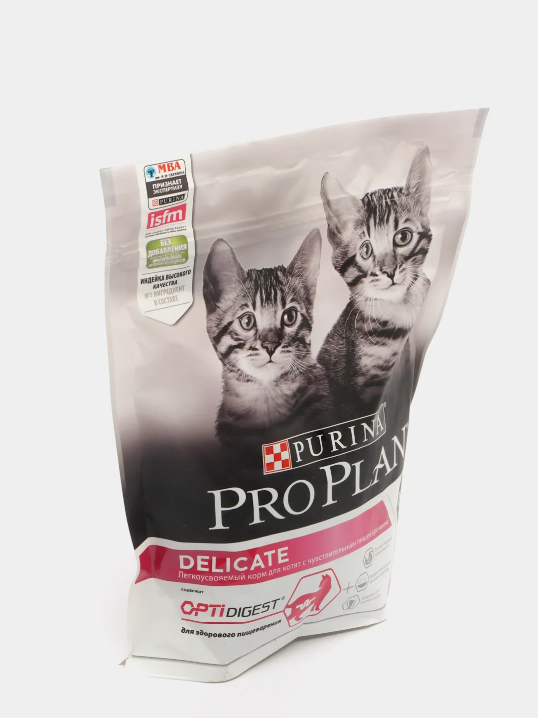 Корм PRO PLAN Delicate KITTEN OPTI DIGEST для КОТЯТ с чувств. пищ. индейкой 400гр