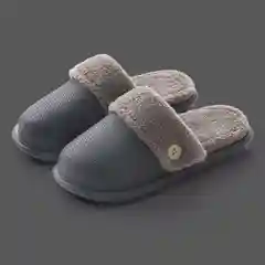Серый тапочки комнатные домашние женские, мужские