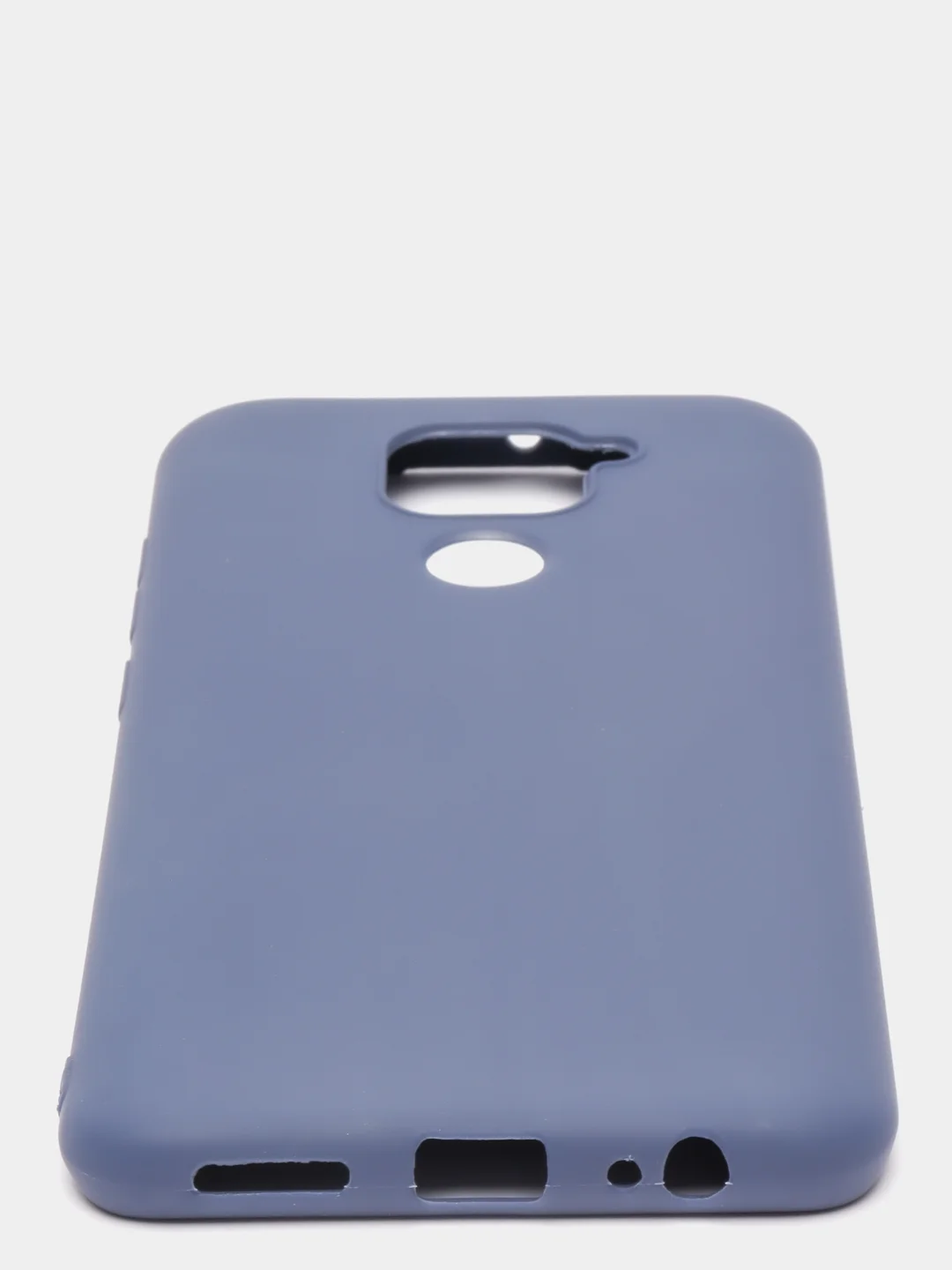 Темно-синий чехол для Xiaomi Redmi Note 9, Сяоми Редми Нот 9 силиконовый, цветной матовый