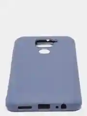 Темно-синий чехол для Xiaomi Redmi Note 9, Сяоми Редми Нот 9 силиконовый, цветной матовый