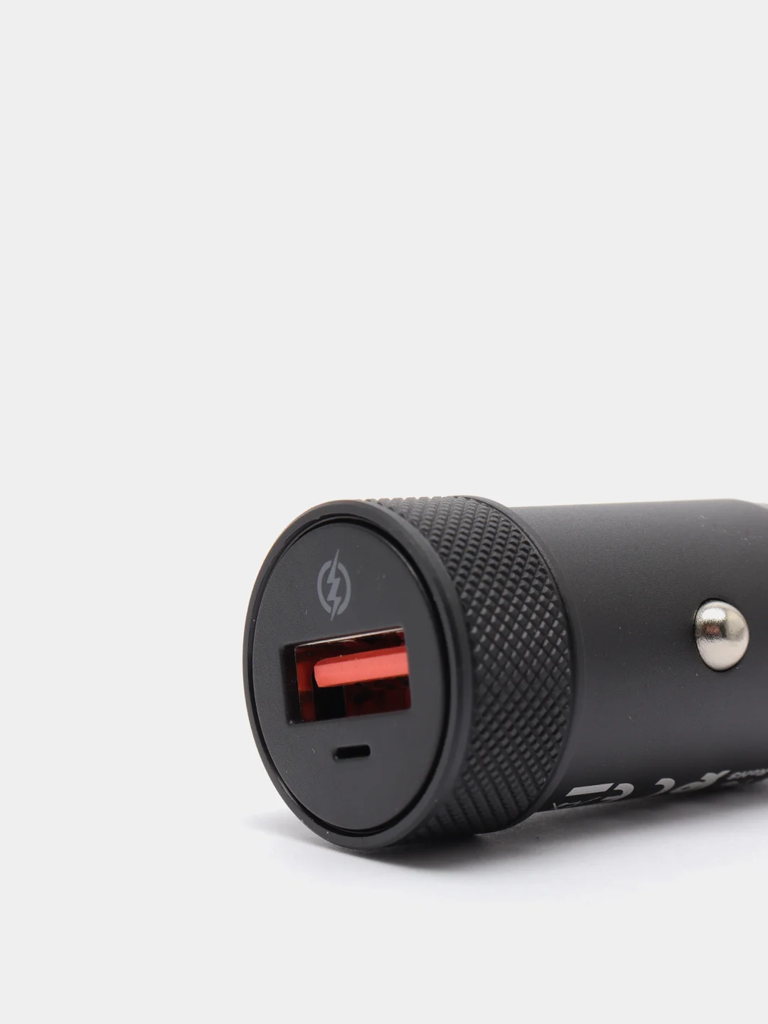 Черный автомобильное зарядное устройство HOCO Z32A быстрая зарядка QC3.0 (1xUSB, до 4A)