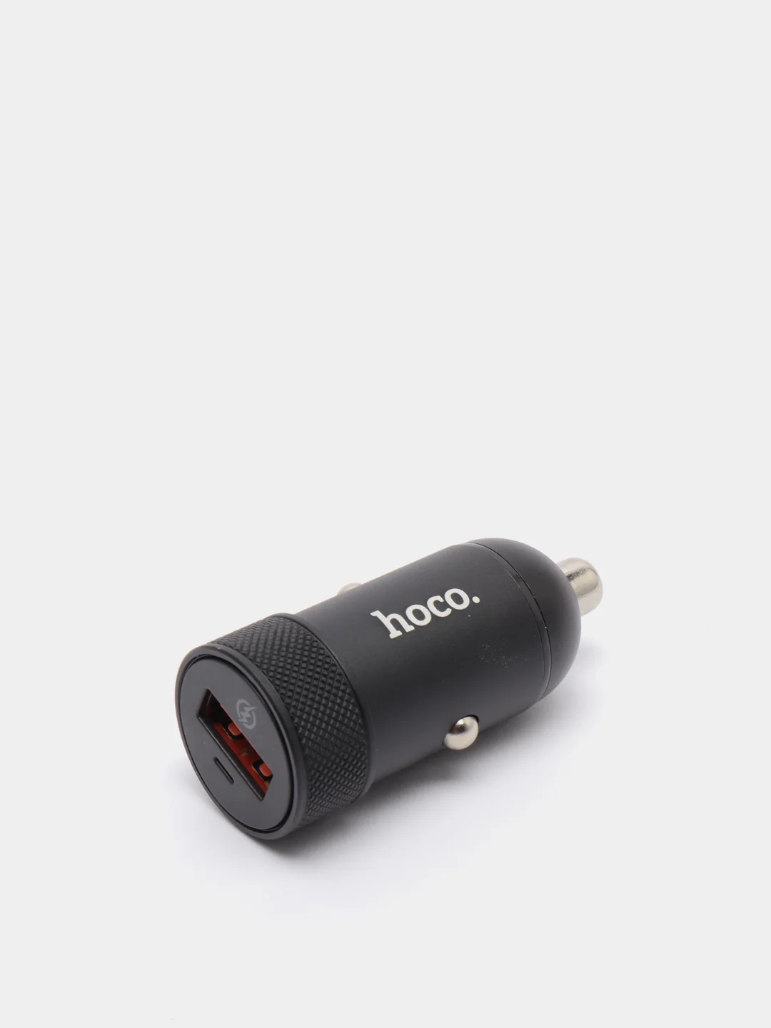 Черный автомобильное зарядное устройство HOCO Z32A быстрая зарядка QC3.0 (1xUSB, до 4A)