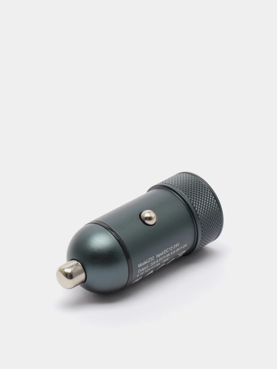 Серый автомобильное зарядное устройство HOCO Z32, быстрая зарядка QC3.0, 1 x USB, 3A, 18W