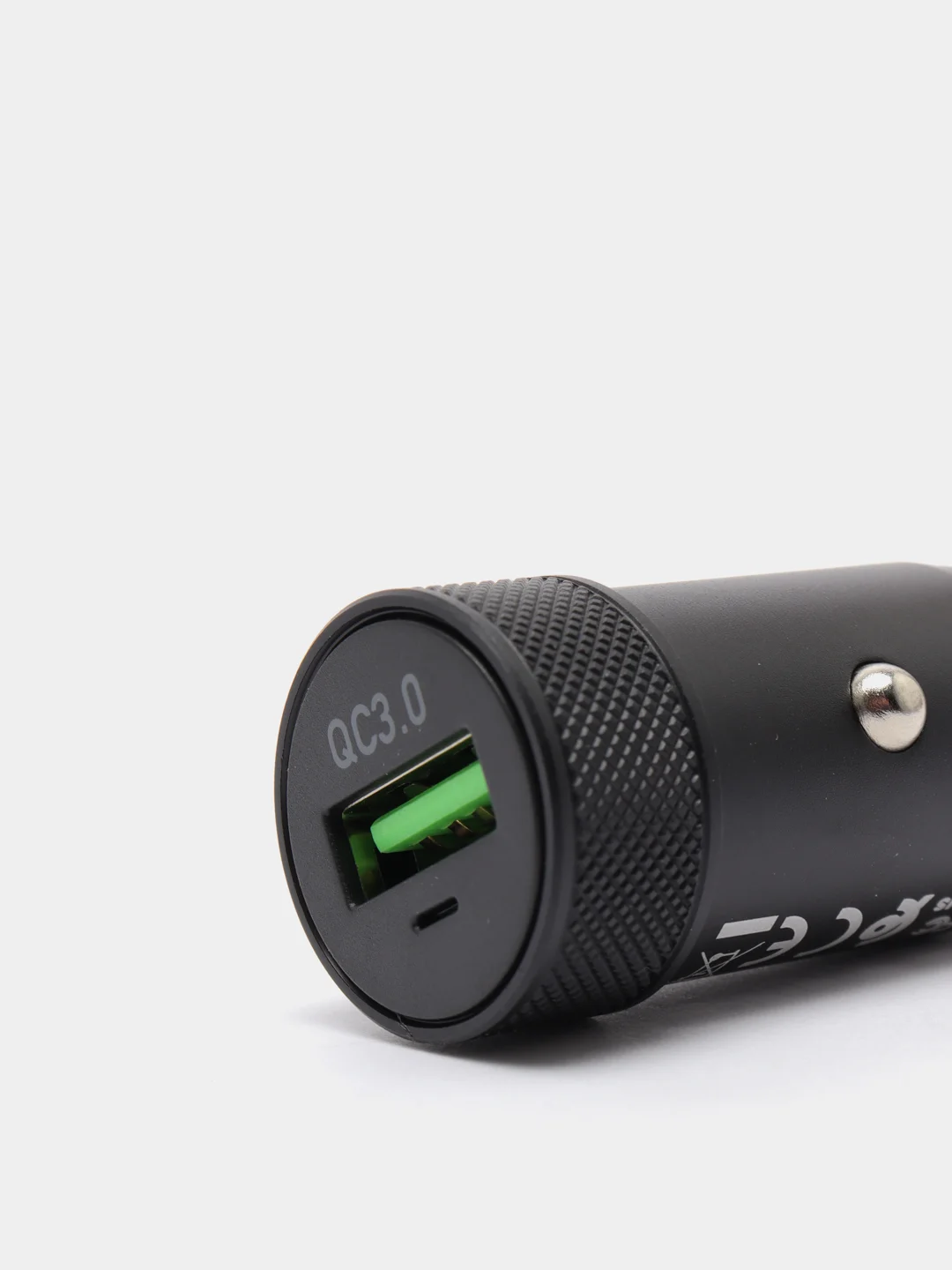 Серый автомобильное зарядное устройство HOCO Z32, быстрая зарядка QC3.0, 1 x USB, 3A, 18W