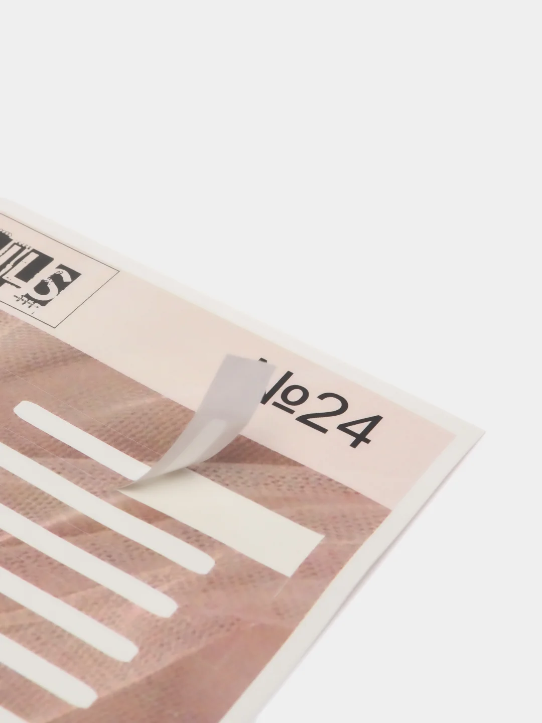 Наклейки на типсы ForNails 24 "Разводы", 3 листа, 150 штук