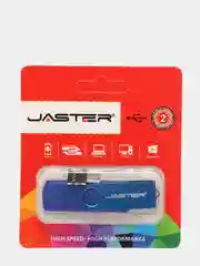 Синий usb флеш-накопитель 3 в 1 для телефона и ПК 8, 16, 32, 64, 128 Гб, флешка Jaster