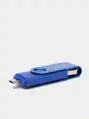 Синий usb флеш-накопитель 3 в 1 для телефона и ПК 8, 16, 32, 64, 128 Гб, флешка Jaster