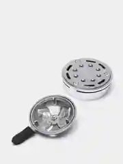 Калауд для кальяна универсальный Kaloud Lotus, с крышкой, серебро, жаростойкий