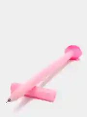 Розовый ручка школьная гелевая