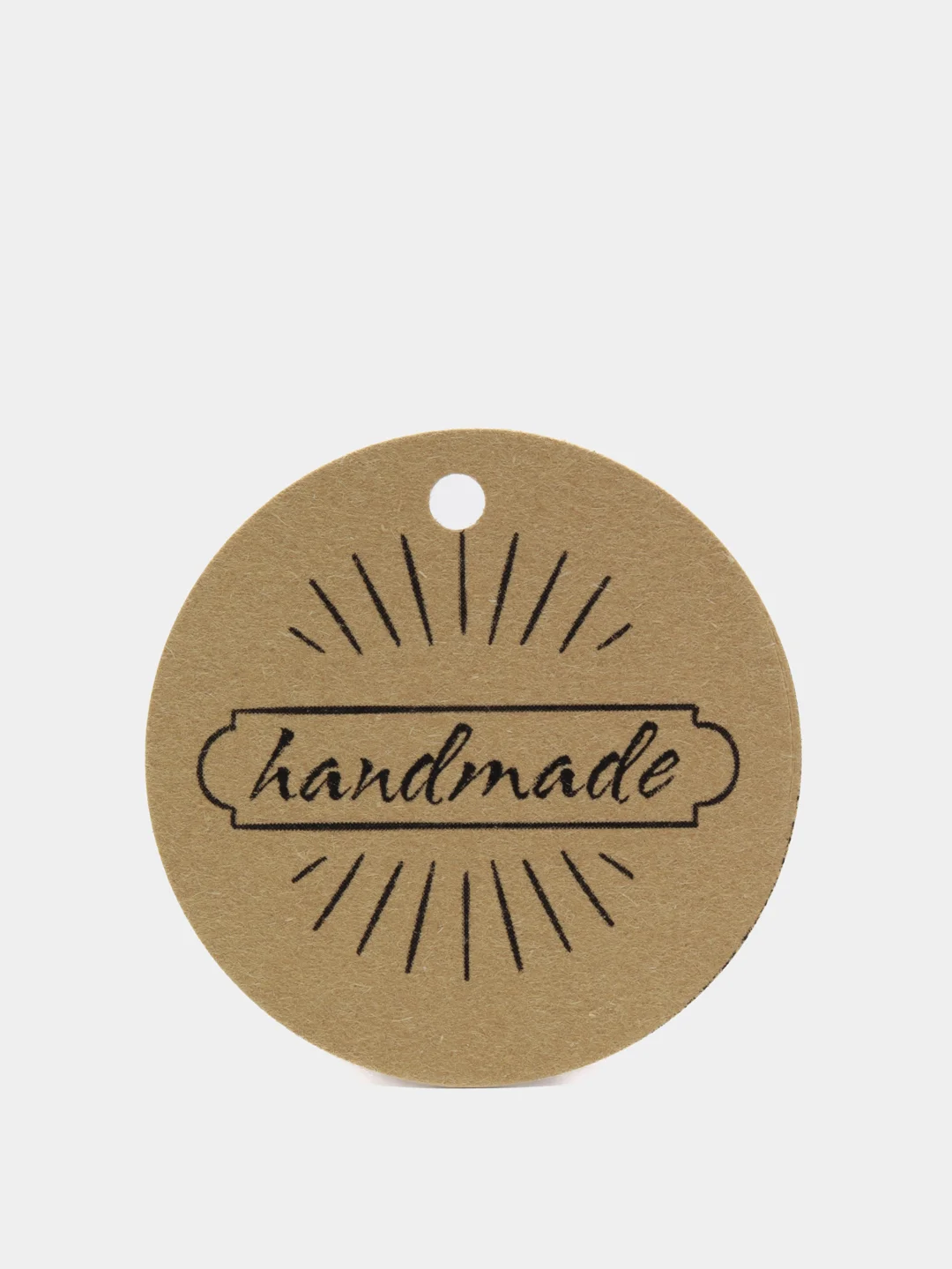 Синий бирка "handmade"