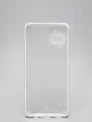 Белый чехол для Samsung Galaxy A12 Противоударные чехлы с блёстками