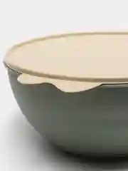 Мятный миска с крышкой / Cалатница / Тарелка глубокая пластиковая / Пиала / Чаша