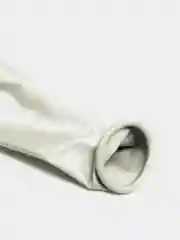 Бежевый меланж шары воздушные, хром
