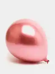 Вишнёвый шары воздушные, хром