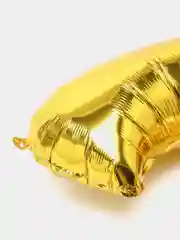 Воздушный шар "Цифра", хром золотистый, 82 см, фольгированный