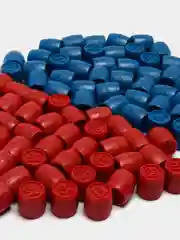 Русское лото в картонной коробке, бочонок - пластик