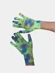 Зеленый перчатки садовые нейлоновые