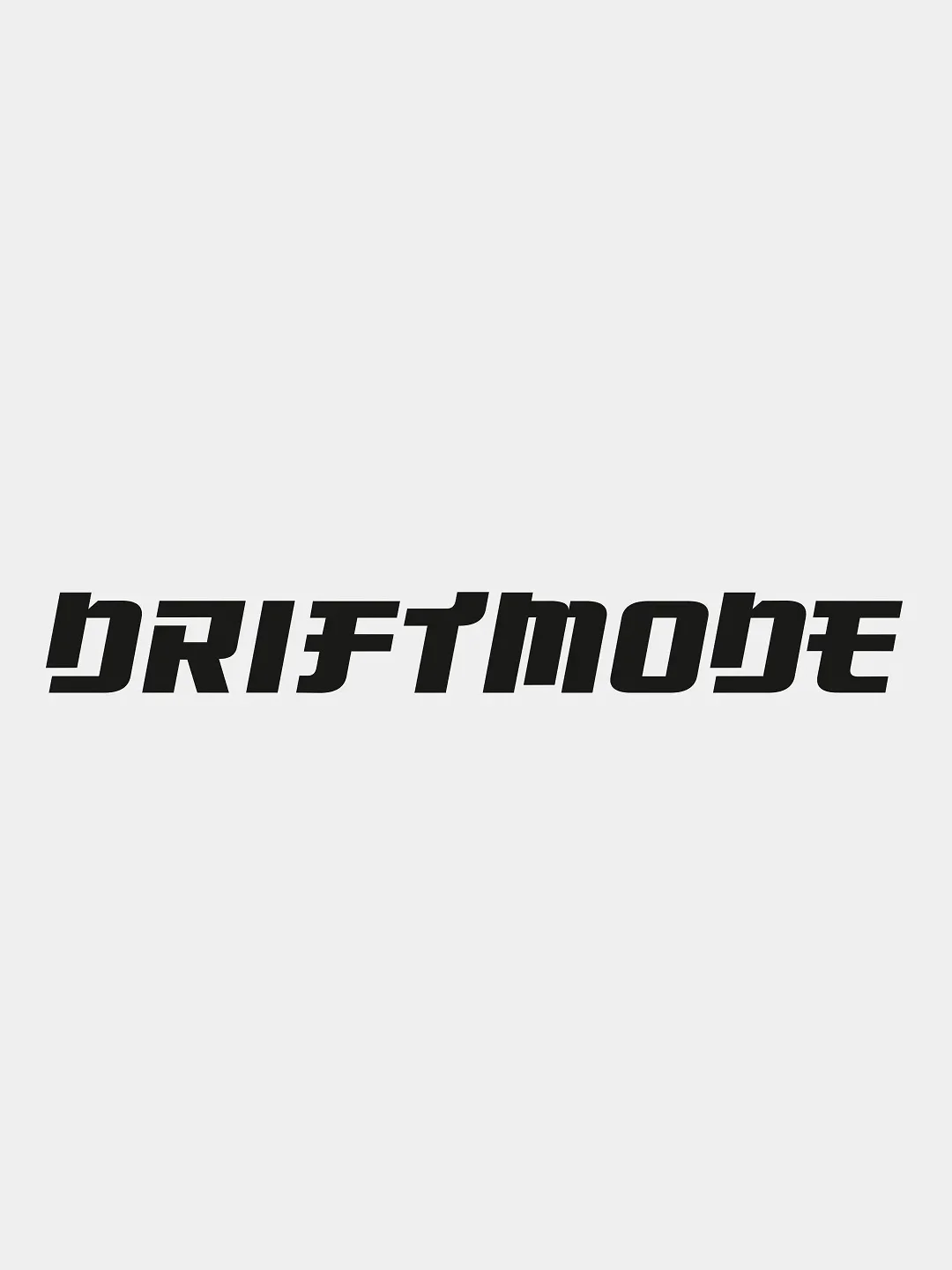 Черный наклейка Driftmode