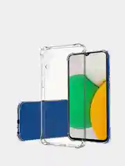 Белый чехол Samsung Galaxy A03 core, силиконовый