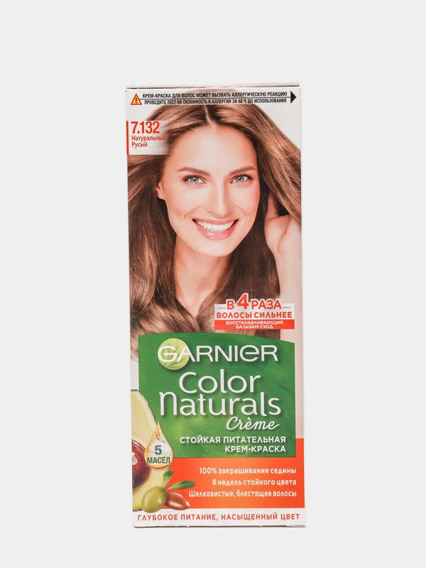 Garnier Стойкая питательная крем-краска для волос "Color Naturals", Натуральный русый
