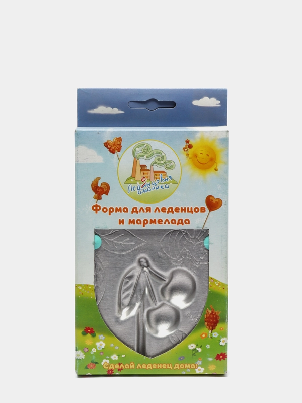 Форма для леденцов и шоколада на палочке "Вишня"