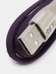 Темно-синий usb кабель Olaf для быстрого заряда Quallcomm 3.0