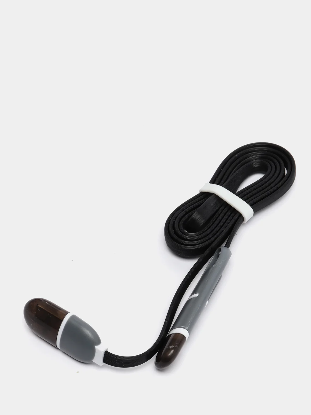 Черный usb кабель 2 в 1: Apple lightning / micro usb