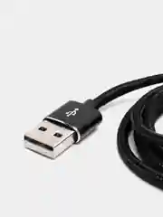 Черный usb кабель для зарядки магнитный Twitch 2.1 А 1 - метровый, поворот 180 градусов