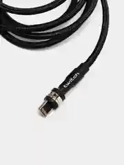 Черный usb кабель для зарядки магнитный Twitch 2.1 А 1 - метровый, поворот 180 градусов