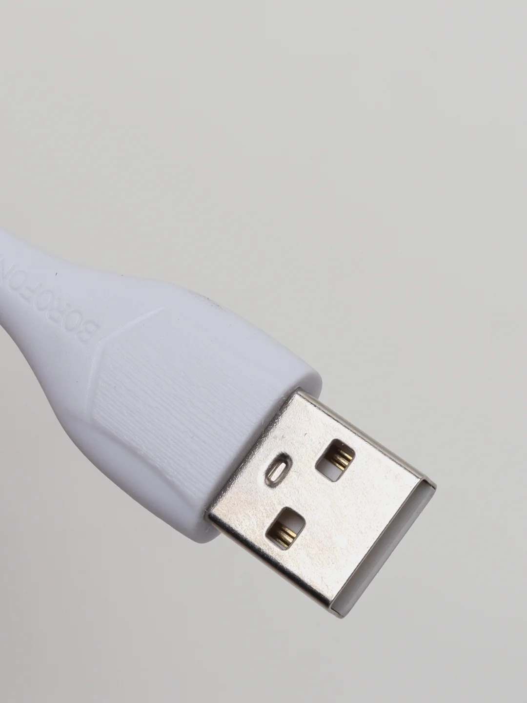 Белый usb кабель Borofone BX 37 fast charge 2.4 A