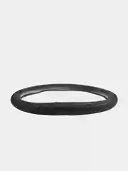 Оплетка на руль (чехол на руль) SKYWAY Modern-5 L Черная экокожа S01102022