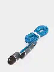 Голубой usb кабель 2 в 1: Apple lightning / micro usb