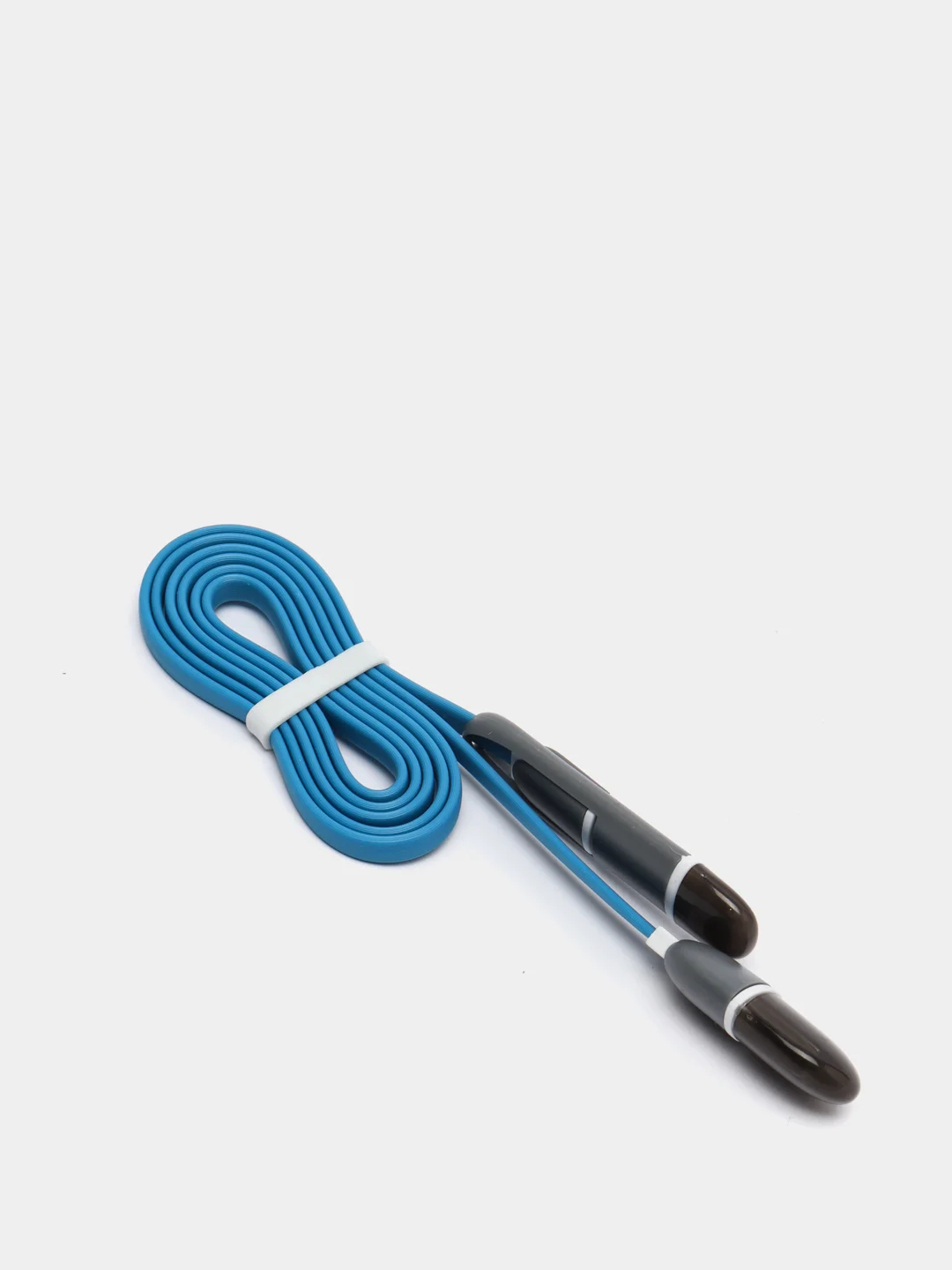 Голубой usb кабель 2 в 1: Apple lightning / micro usb