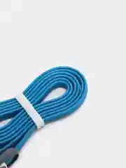 Голубой usb кабель 2 в 1: Apple lightning / micro usb