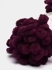 Марсала пряжа Alize puffy петельки
