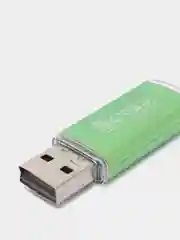 Зеленый картридер microSD для чтения карт памяти USB 2.0