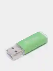 Зеленый картридер microSD для чтения карт памяти USB 2.0