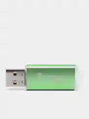 Зеленый картридер microSD для чтения карт памяти USB 2.0