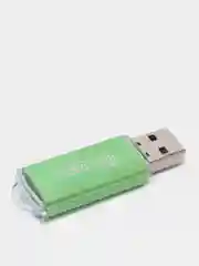 Зеленый картридер microSD для чтения карт памяти USB 2.0