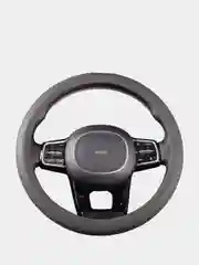 Оплетка на руль (чехол на руль) SKYWAY Modern-5 M Серая экокожа S01102041