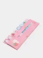 Розовый закладки клейкие, бумажные